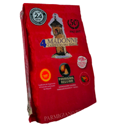 Parmigiano Reggiano Vacche Rosse 24 mesi - 0,5Kg