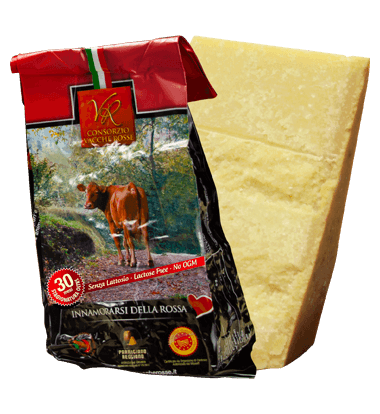 Parmigiano Reggiano Rote Kühe 30 Monate 