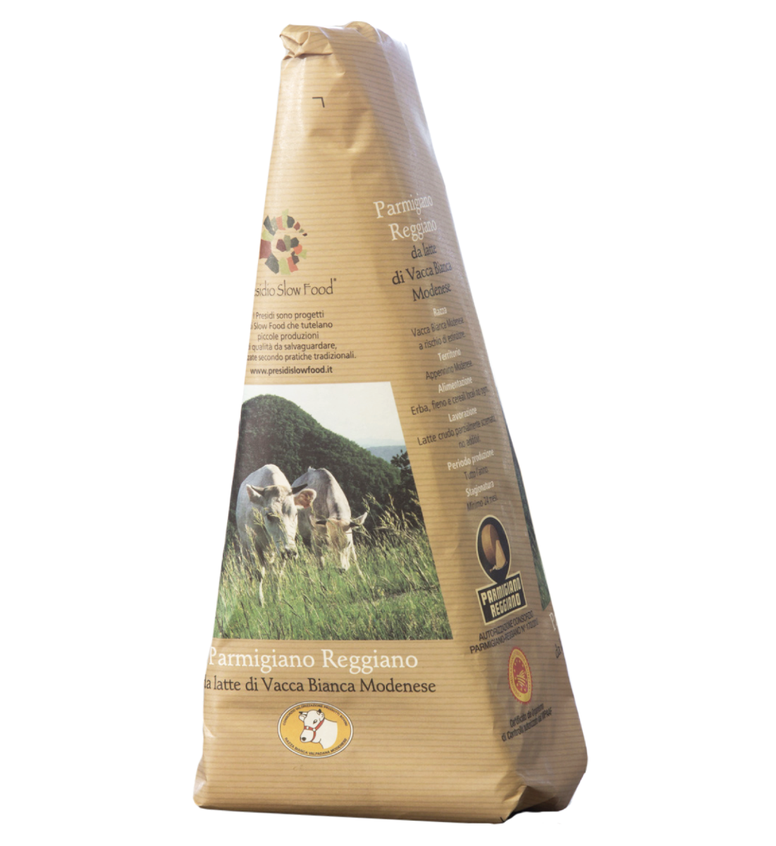 Parmigiano Reggiano de vaca Blanca Modenese 30 meses 