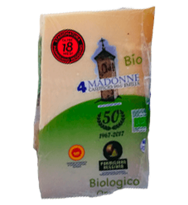 Parmigiano Reggiano Biologico 18 Mesi | 1kg | 4 Madonne Caseificio Dell’Emilia