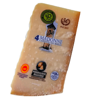 Parmigiano Reggiano 30 Mesi | 1kg | 4 Madonne Caseificio Dell’Emilia