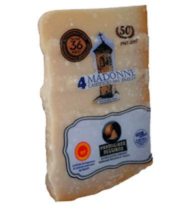 Parmigiano Reggiano 36 Mesi | 1kg | 4 Madonne Caseificio Dell’Emilia