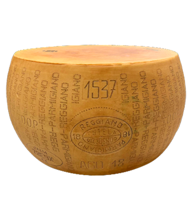 Parmigiano Reggiano 24 Mesi - Forma Intera | 38kg Min | Caseificio Fienilnuovo